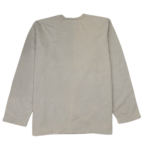 Timberland Women's Beige Embroidered Sweatshirt Size 16 Cotton Pullover