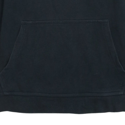 Nike Boys Black Pullover Hoodie 13-14 Years Standard Fit Logo Fleece Jumper