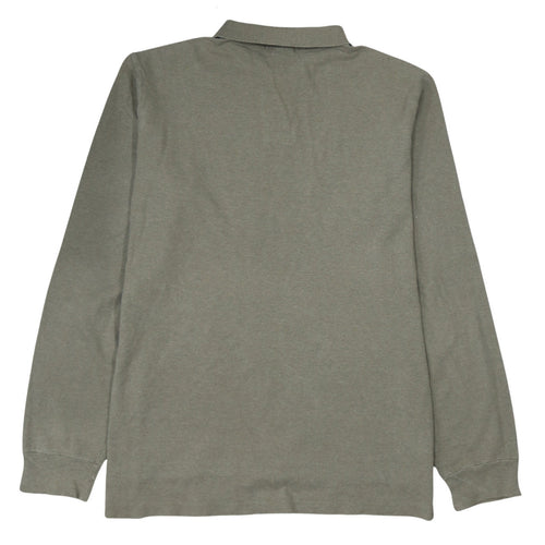 Ralph Lauren Men's Green Long Sleeve Cotton Polo Shirt XL