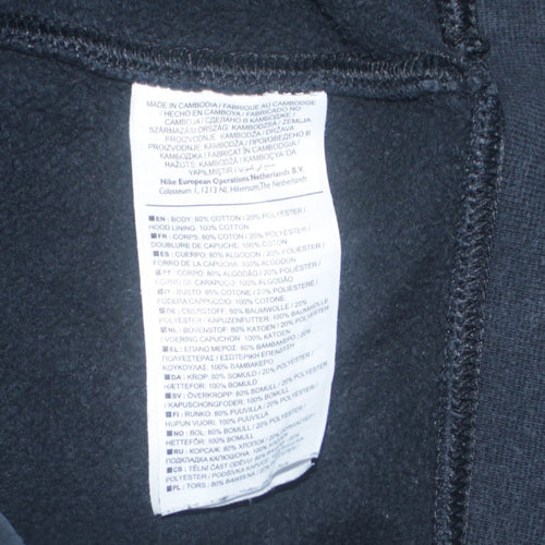 Nike Men's Black Pullover Hoodie Small Fleece Sportswear