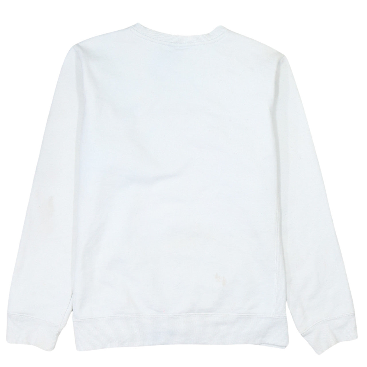 Champion Womens White XL Crew Neck Logo Sweatshirt