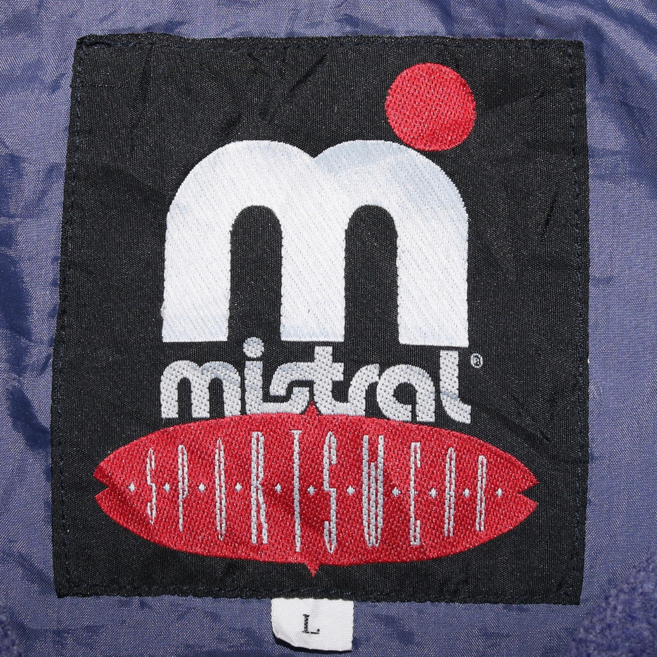 Mistral Mens Blue Retro 1/4 Zip Anorak Jacket Size L