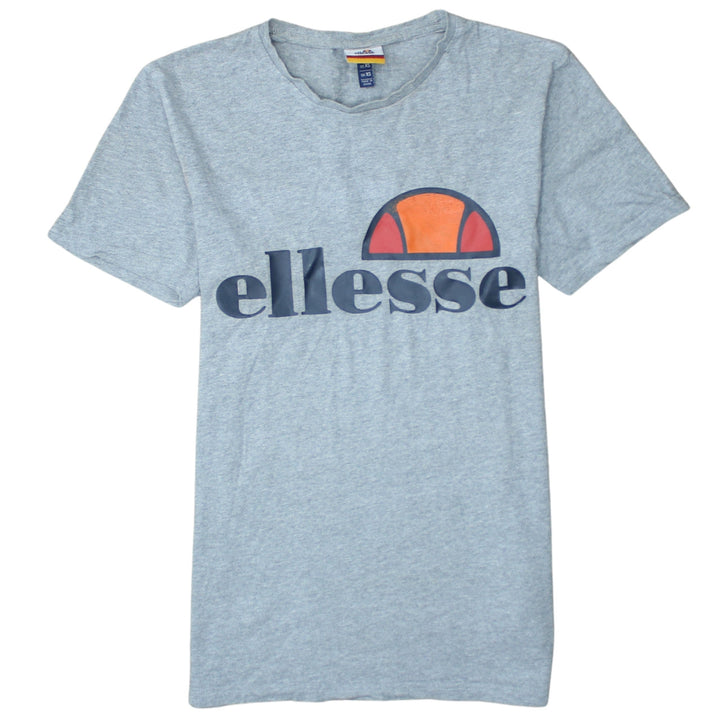 Ellesse Men's Grey XS Short Sleeve Logo Cotton T-Shirt