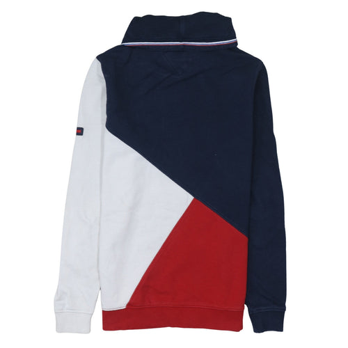 Tommy Jeans Men's Multicoloured Logo Pullover Hoodie L