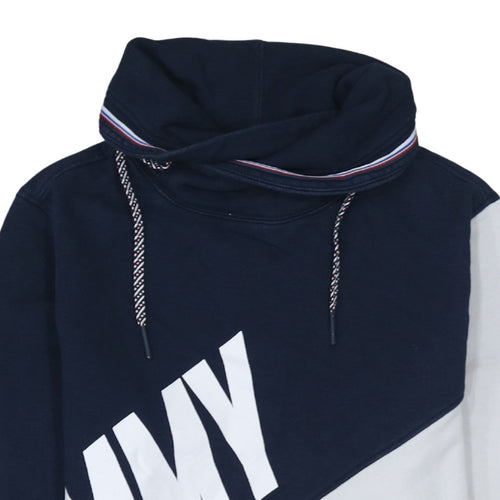Tommy Jeans Men's Multicoloured Logo Pullover Hoodie L
