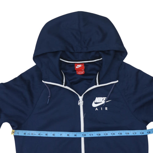 Nike Air Men's Blue Full Zip Hoodie Size L Sportswear Jacket