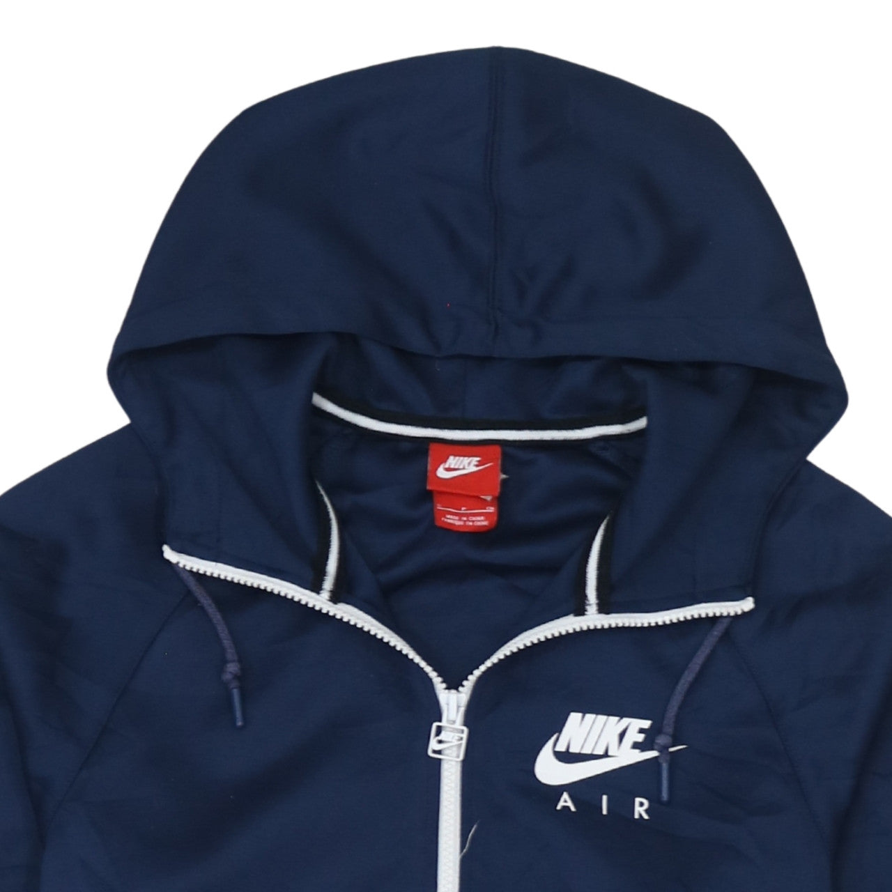 Nike Air Men's Blue Full Zip Hoodie Size L Sportswear Jacket