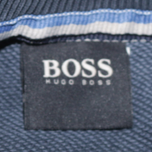 Hugo Boss Men’s Blue Cotton Pullover Sweatshirt Size S