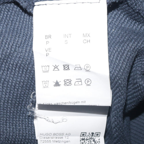 Hugo Boss Men’s Blue Cotton Pullover Sweatshirt Size S