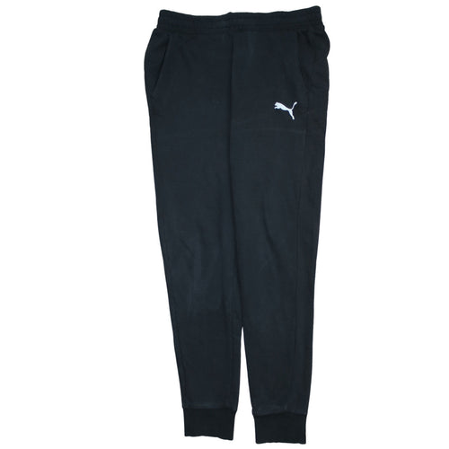 Puma Men’s Black Jogger Sweatpants Size L Lightweight Activewear