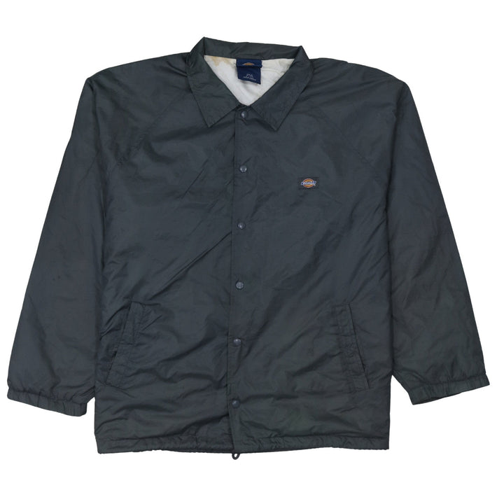Dickies Men's Black XL Coach Jacket Nylon Lined Casual Workwear