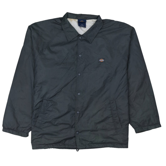 Dickies Men's Black XL Coach Jacket Nylon Lined Casual Workwear