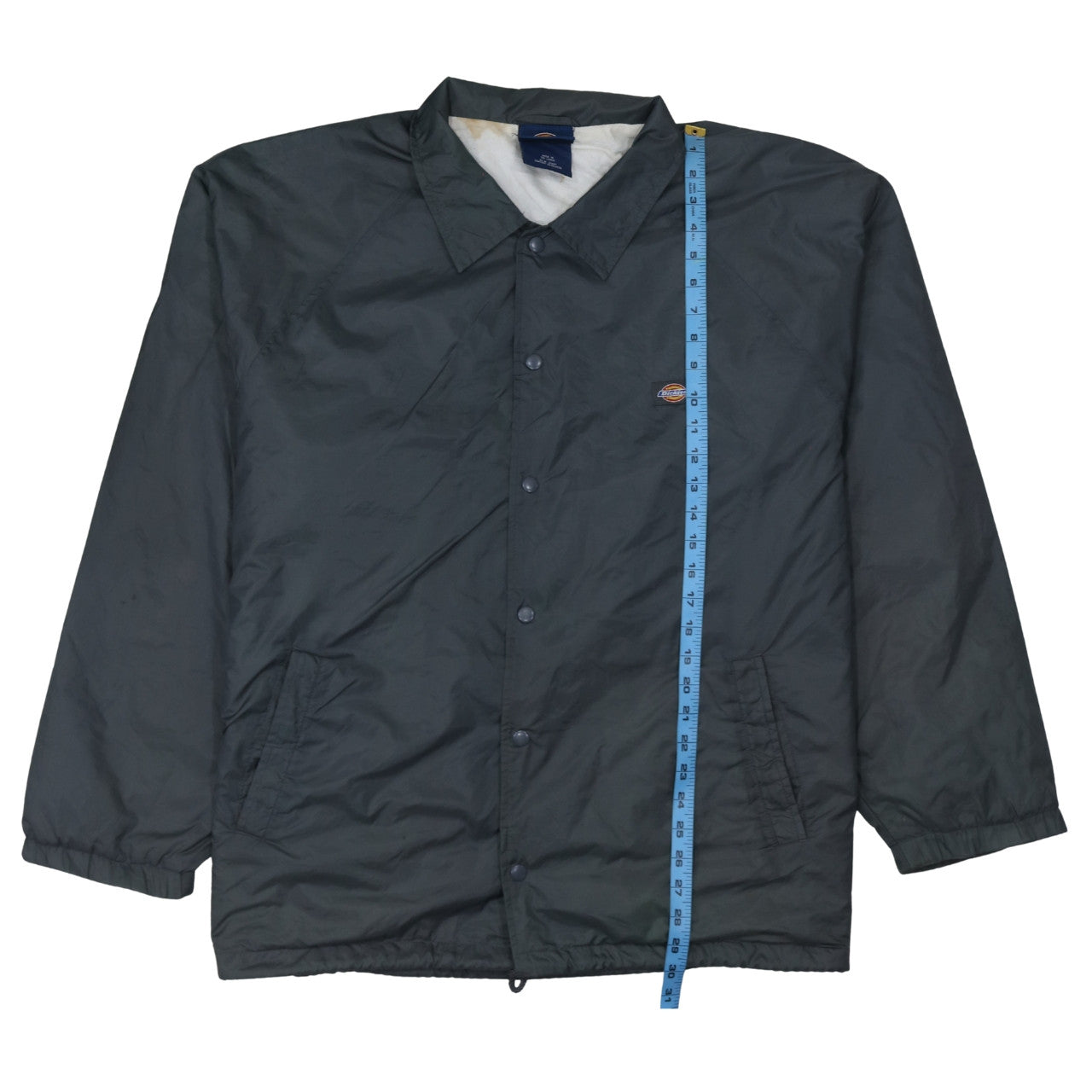 Dickies Men's Black XL Coach Jacket Nylon Lined Casual Workwear