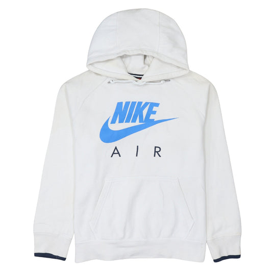 Nike Men’s White Air Pullover Hoodie L Logo Sportswear