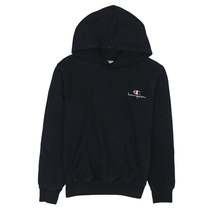 Champion Men's Black Pullover Logo Hoodie Size M