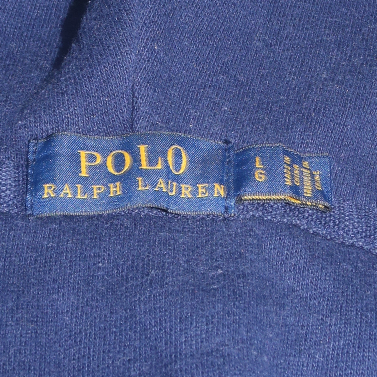 Polo Ralph Lauren Men's Blue Full Zip Hoodie Size L