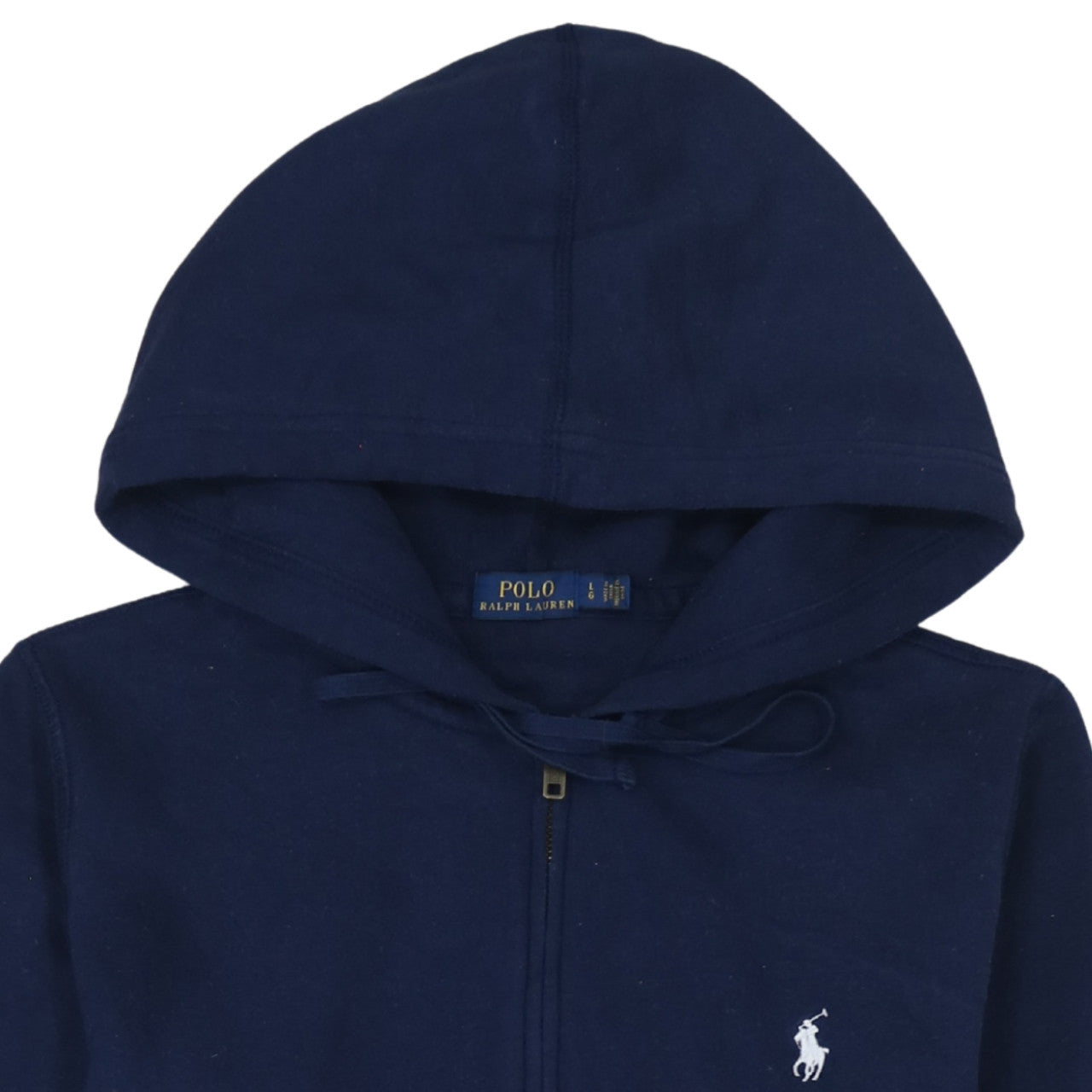 Polo Ralph Lauren Men's Blue Full Zip Hoodie Size L