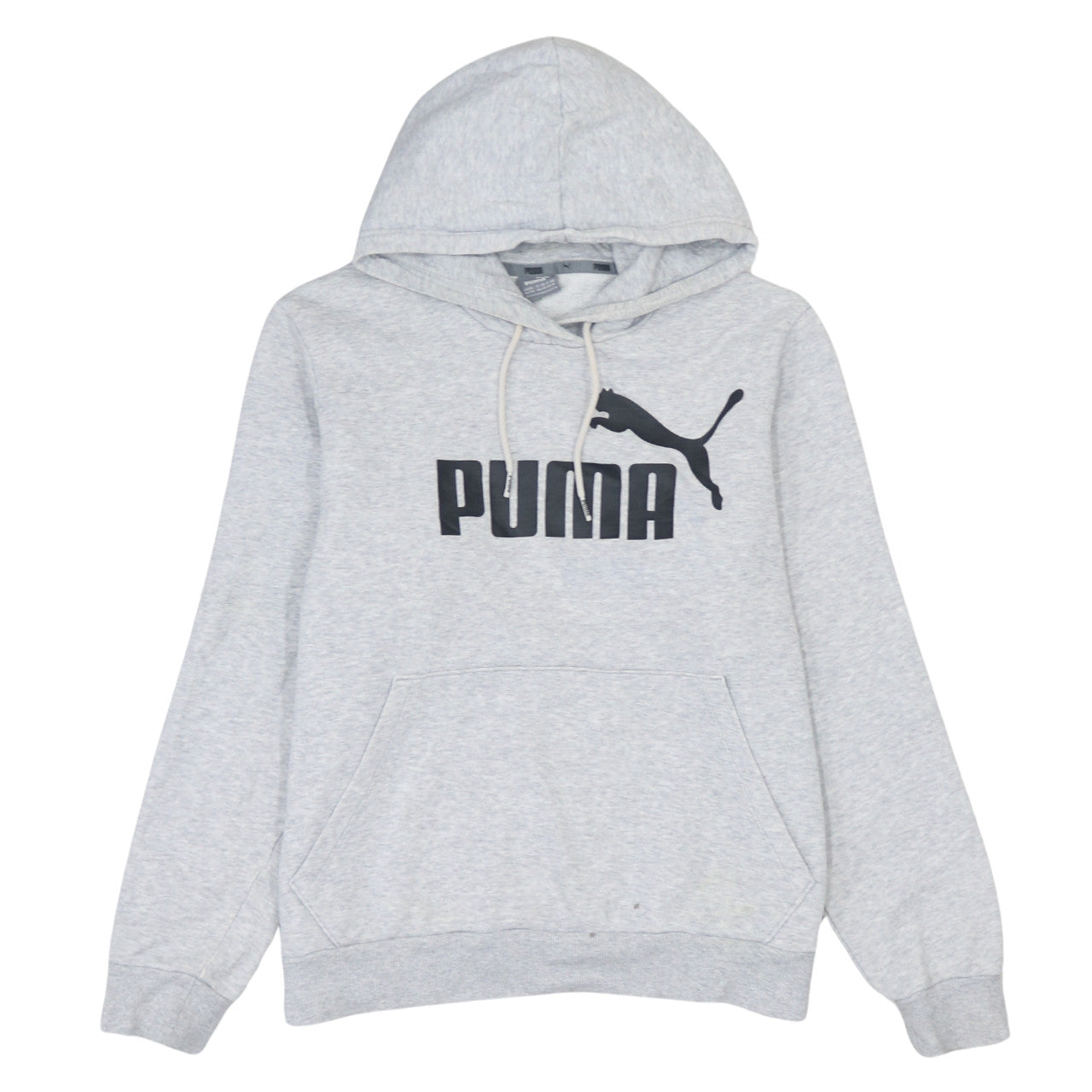 Puma Womens Grey Logo Pullover Hoodie Size 16 XL