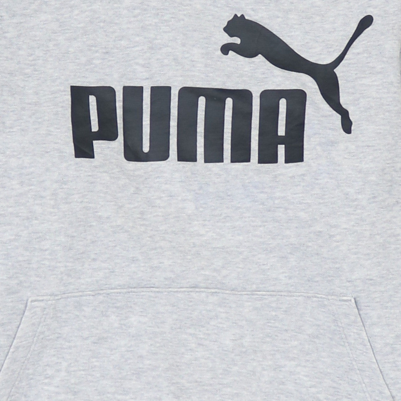 Puma Womens Grey Logo Pullover Hoodie Size 16 XL