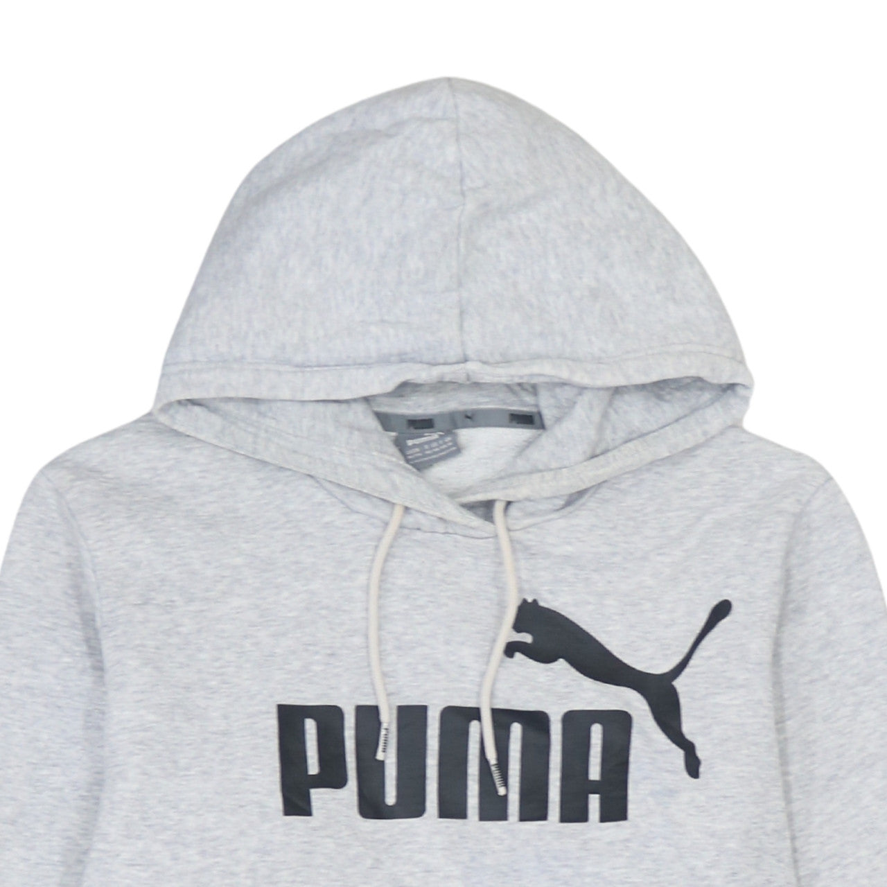 Puma Womens Grey Logo Pullover Hoodie Size 16 XL