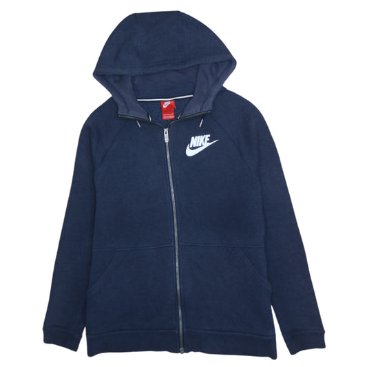 Nike Men's Blue Full Zip Hoodie Small Sports Fleece Sweatshirt
