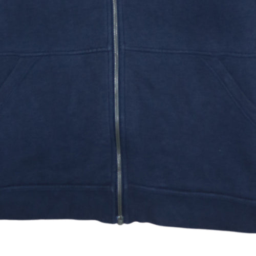 Nike Men's Blue Full Zip Hoodie Small Sports Fleece Sweatshirt