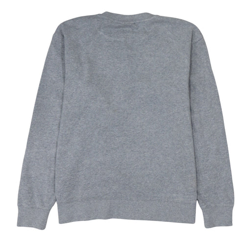 Vans Men's Grey Crew Neck Pullover Sweatshirt M Regular Fit