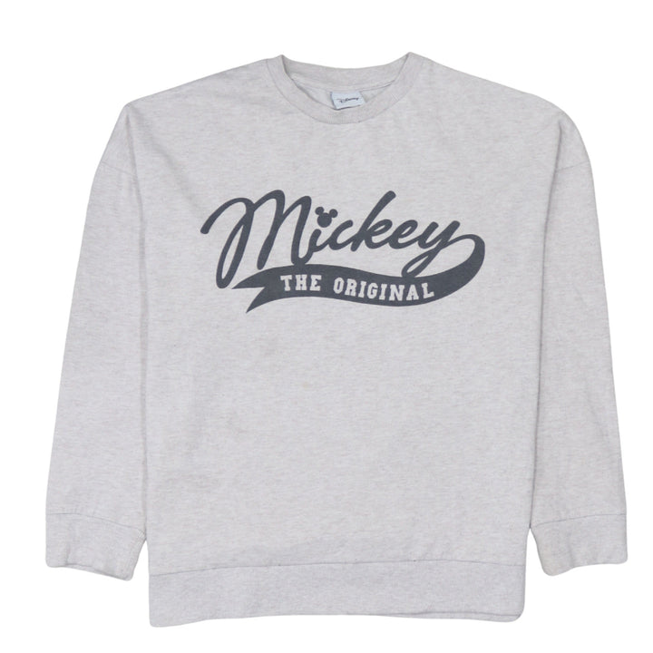 Disney Women Grey Mickey The Original Sweatshirt UK 12