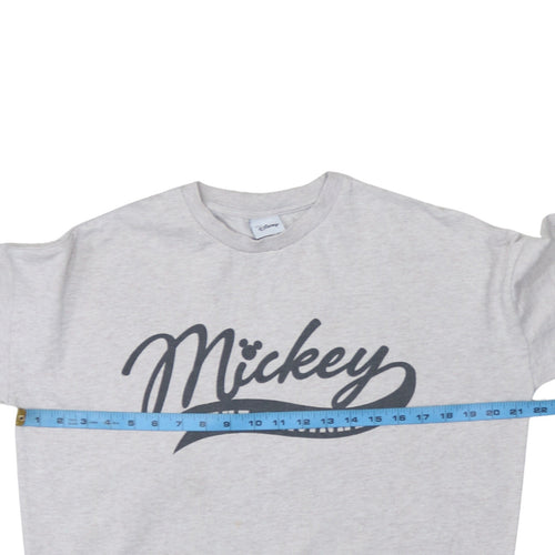 Disney Women Grey Mickey The Original Sweatshirt UK 12