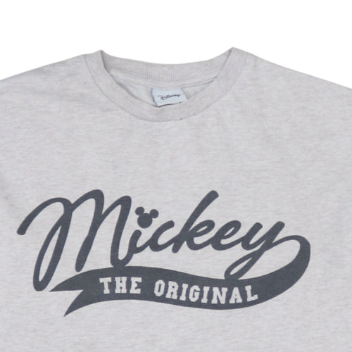 Disney Women Grey Mickey The Original Sweatshirt UK 12