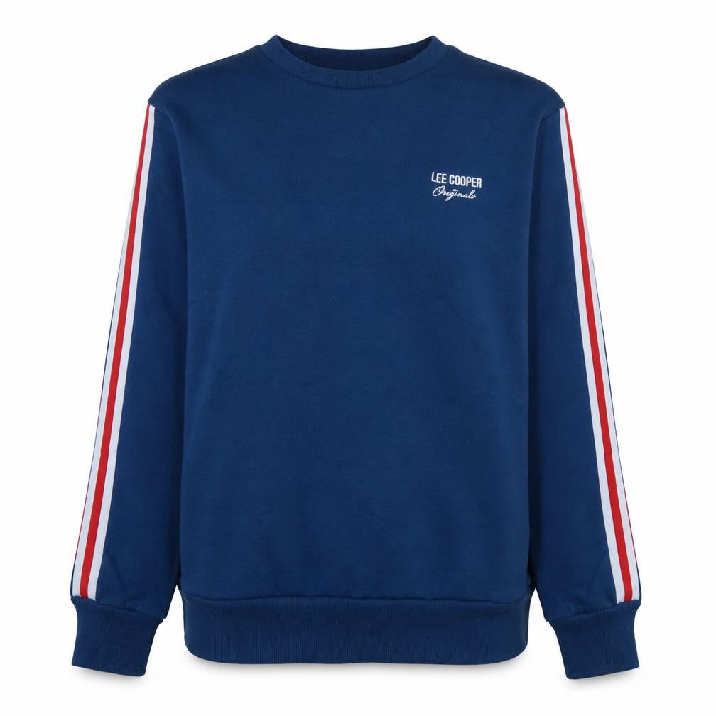 Lee Cooper Women Blue Crew Neck Long Sleeve Sweatshirt UK 12