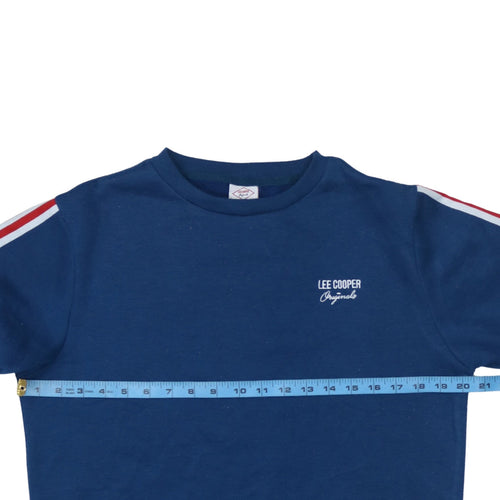 Lee Cooper Women Blue Crew Neck Long Sleeve Sweatshirt UK 12