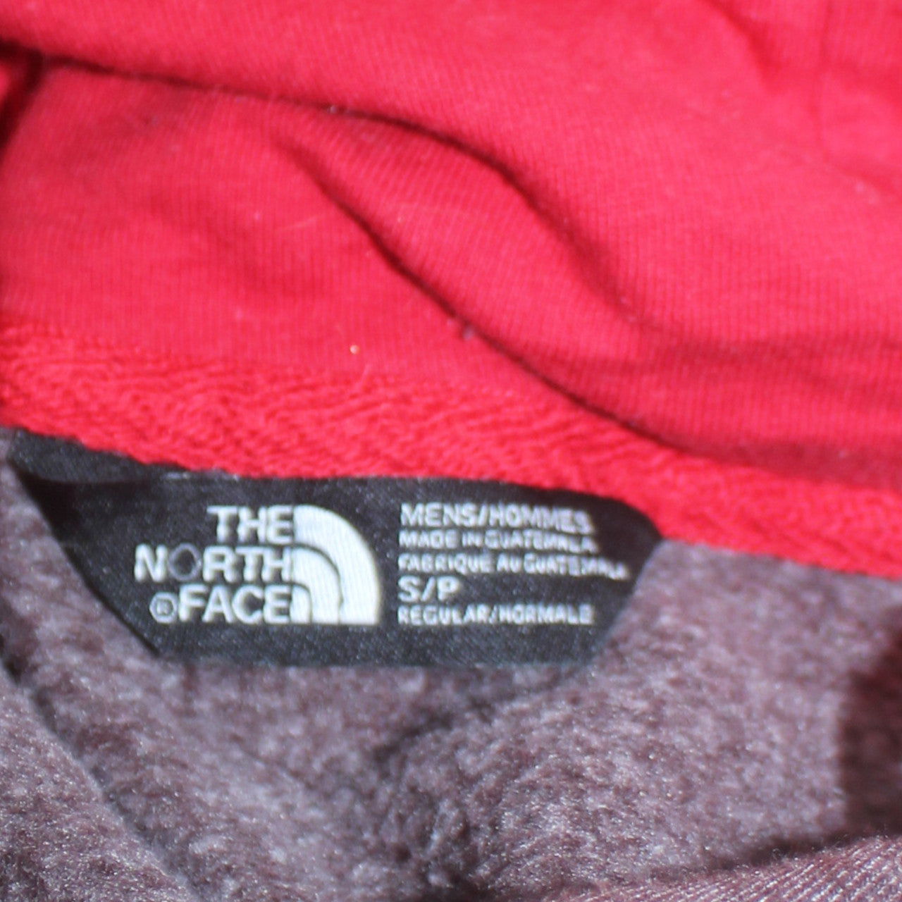The North Face Men's Brown Pullover Hoodie S Regular Fit