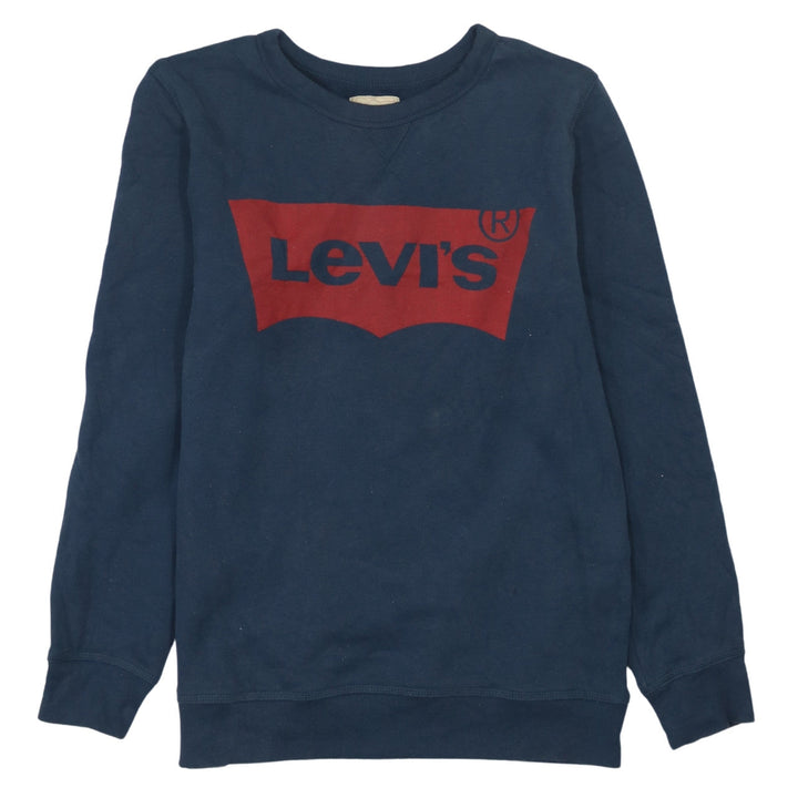 Levi's Boys Blue Logo Pullover Sweatshirt Size 16 Years