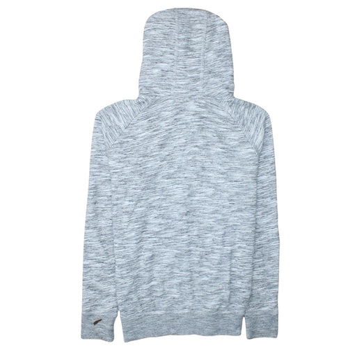 Adidas Women Grey Full Zip Hoodie Size 16 Hooded Sweatshirt