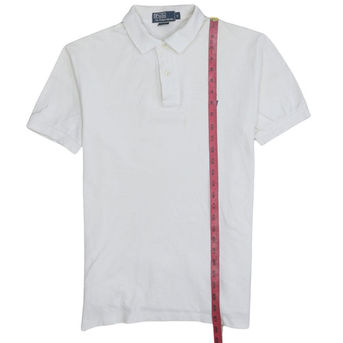 Ralph Lauren Men's White Cotton Polo Shirt Size S Classic Fit