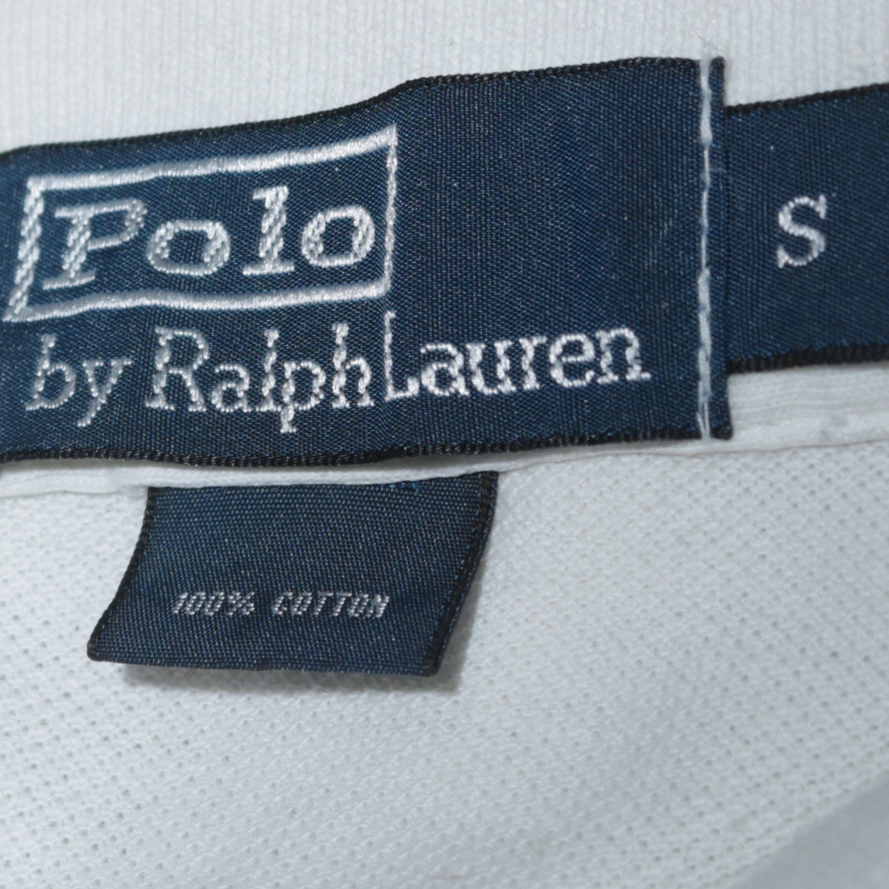 Ralph Lauren Men's White Cotton Polo Shirt Size S Classic Fit