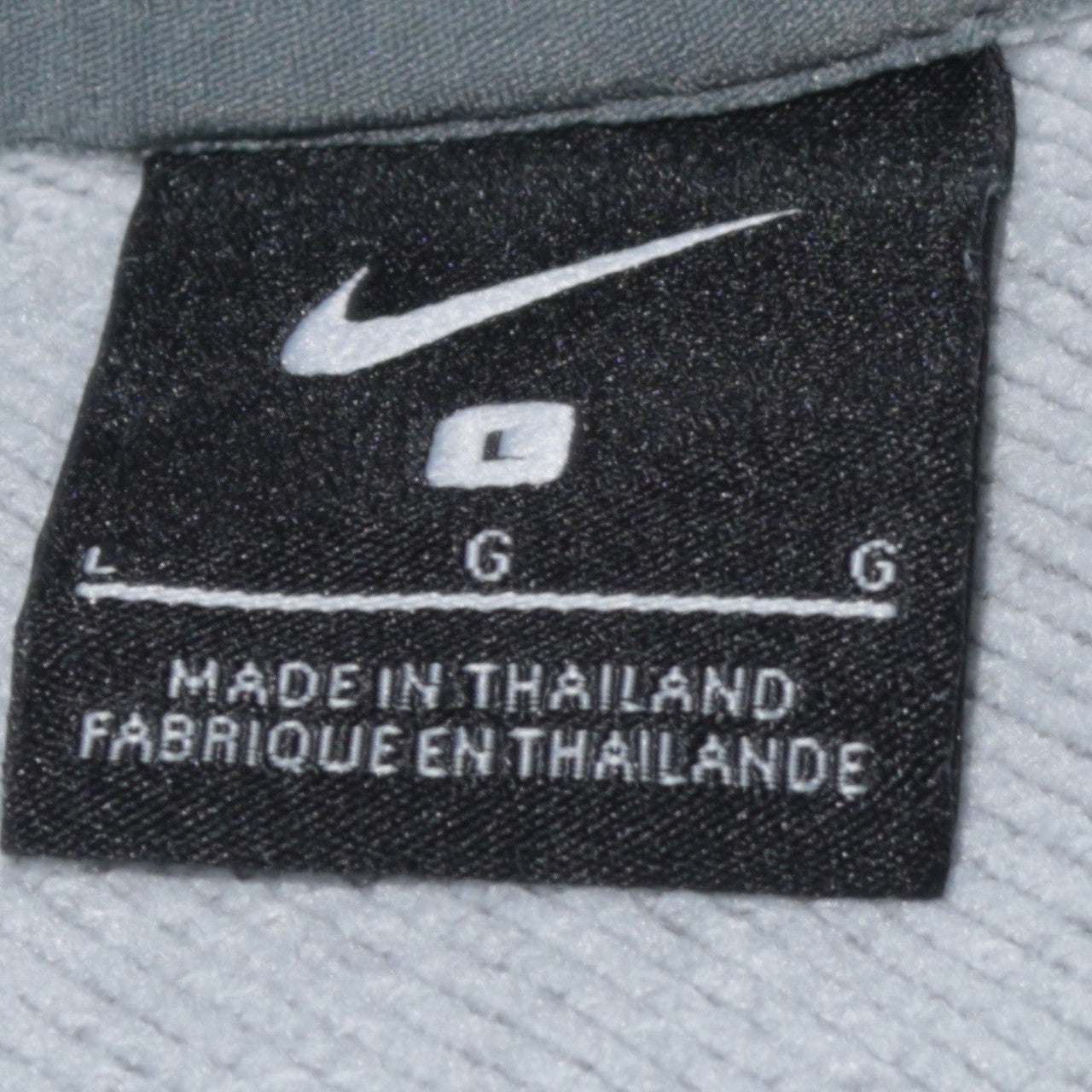 Nike Women Grey Logo Crew Neck Pullover Sweatshirt Size L