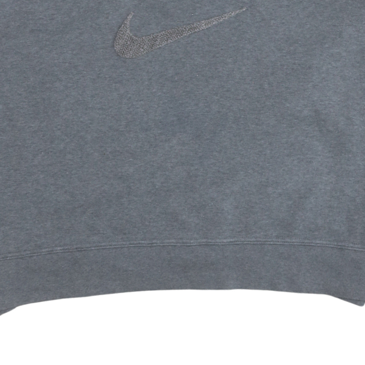 Nike Women Grey Logo Crew Neck Pullover Sweatshirt Size L