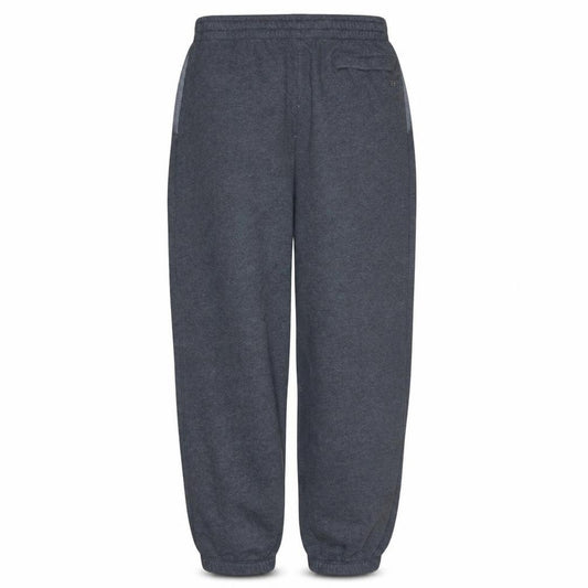 Front view of Nike Men's Grey Fleece Sweatpants, size S, Regular Fit Activewear