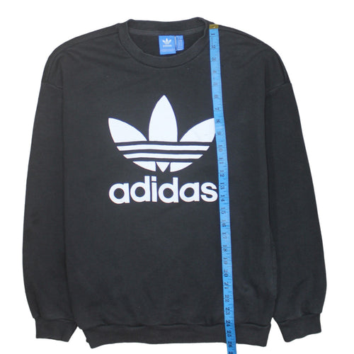 Adidas Women’s Black Crew Neck Pullover Sweatshirt Size 10