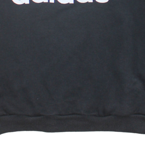Adidas Women’s Black Crew Neck Pullover Sweatshirt Size 10