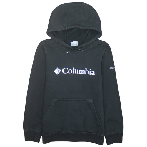 Columbia Men Black Pullover Hoodie Size S Fleece Outdoor