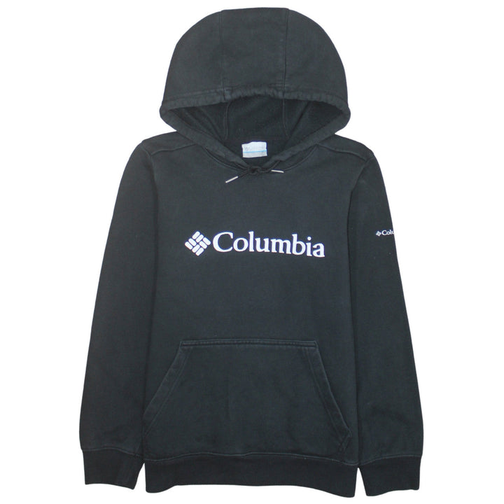 Columbia Men Black Pullover Hoodie Size S Fleece Outdoor