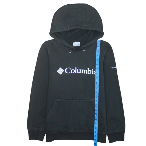 Columbia Men Black Pullover Hoodie Size S Fleece Outdoor