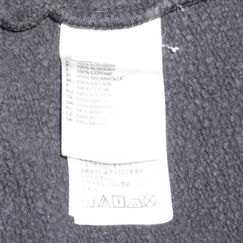 The North Face Boys Black Pullover Sweatshirt L Graphic Logo Crew Neck