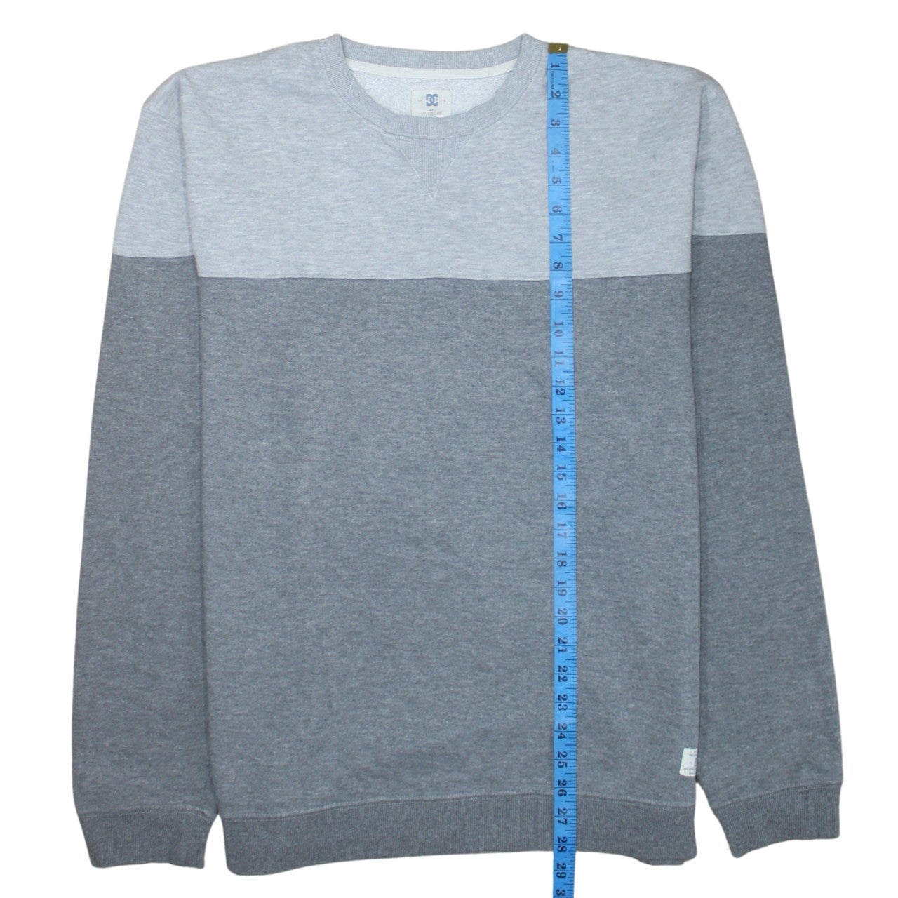 DC Shoes Men’s Grey 2XL Crew Neck Pullover Sweatshirt