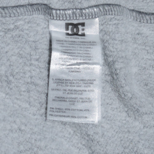 DC Shoes Men’s Grey 2XL Crew Neck Pullover Sweatshirt