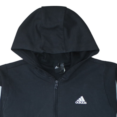 Adidas Men's Black Full Zip Hoodie Size L Sportswear