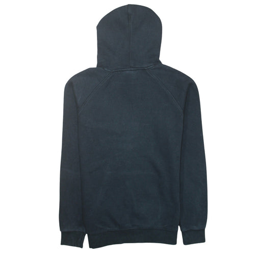 Adidas Men's Black Pullover Hoodie Size M Regular Fit Fleece Logo Sweatshirt